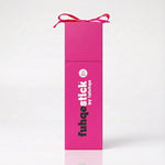Pink packaging box with 'fuhqestick by lafuhqe' branding on a white background